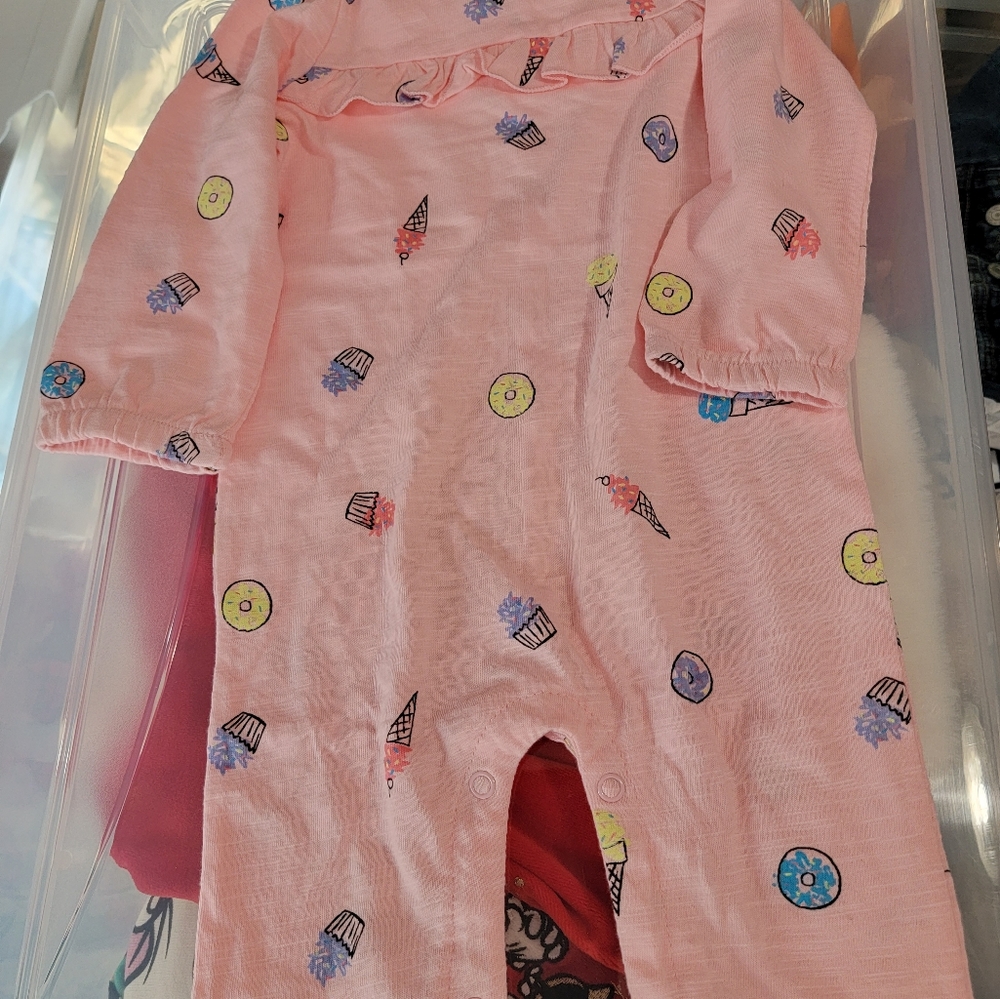 NWOT First Impressions 12 Month Romper. - Picture 2 of 5